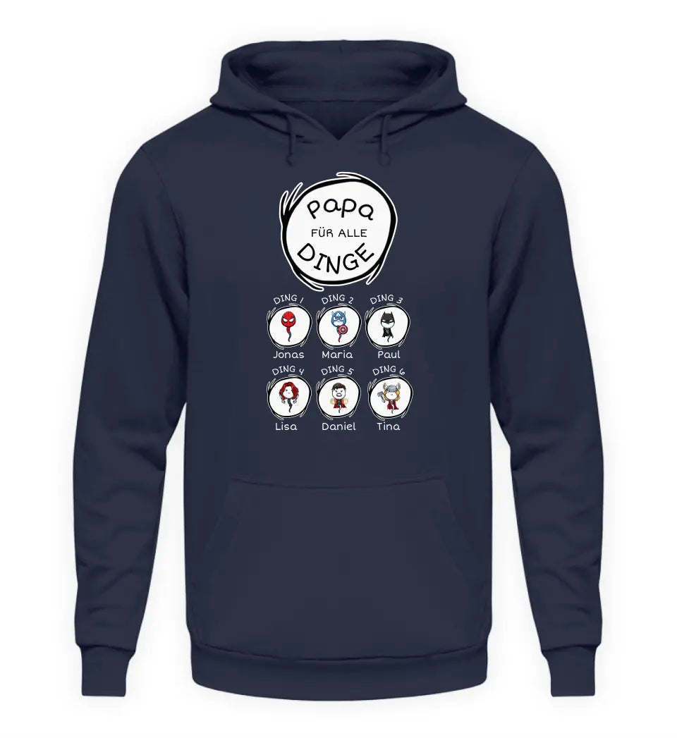 Papa für alle Dinge - Herren Hoodie personalisierbar