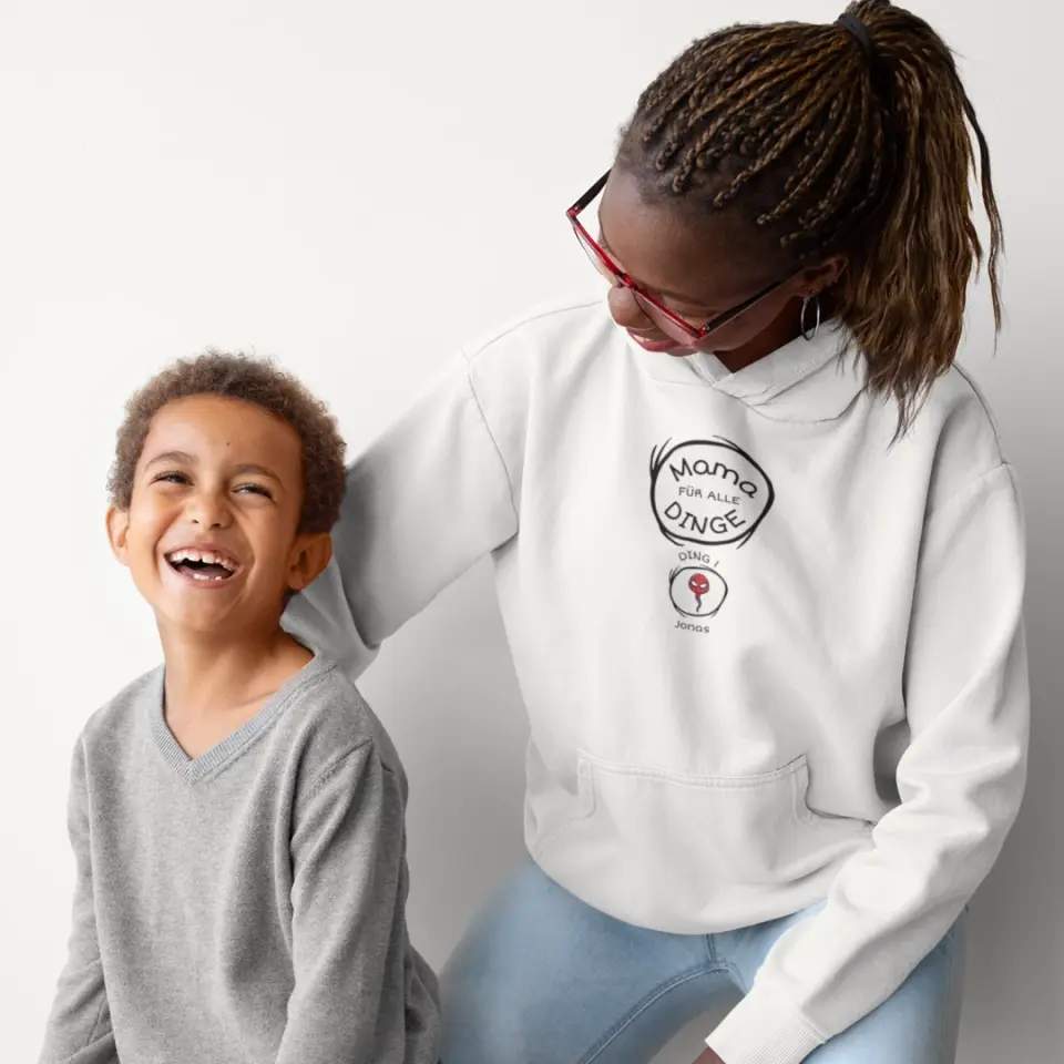 Mama für alle Dinge - Damen Hoodie personalisierbar