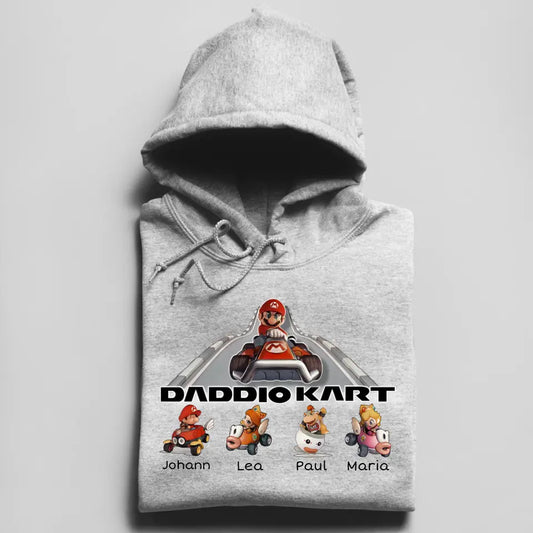 Daddio Kart - Herren Hoodie personalisierbar