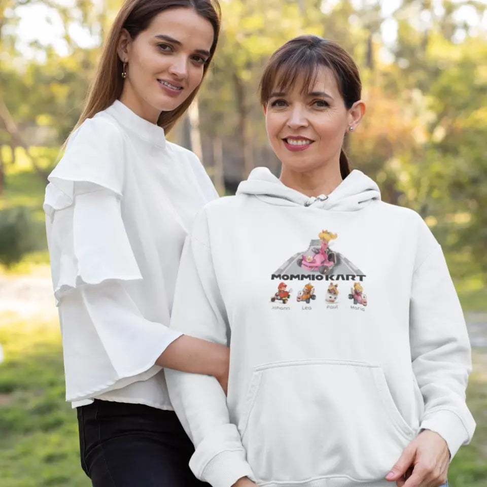 Mommio Kart - Damen Hoodie personalisierbar