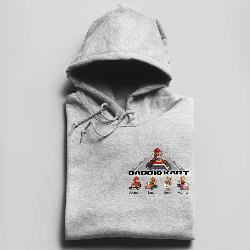 Daddio Kart - Herren Hoodie personalisierbar