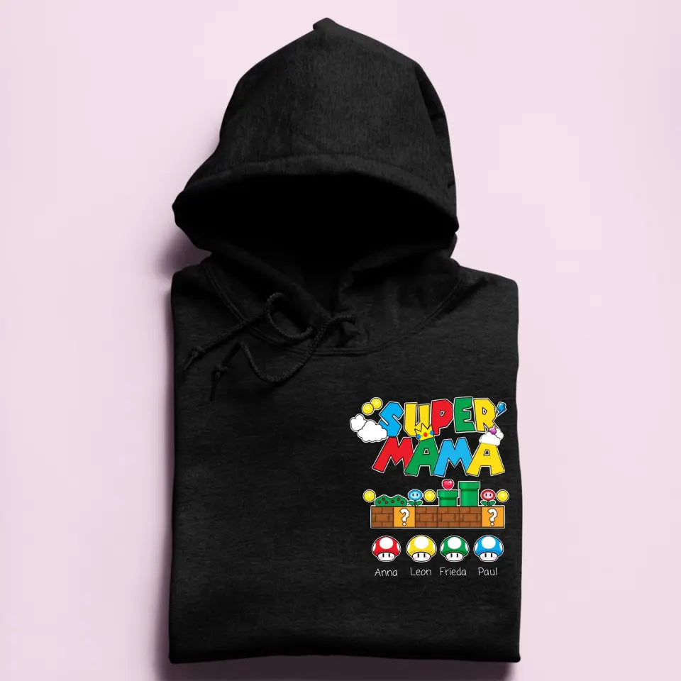 Super Mama - Damen Hoodie personalisierbar