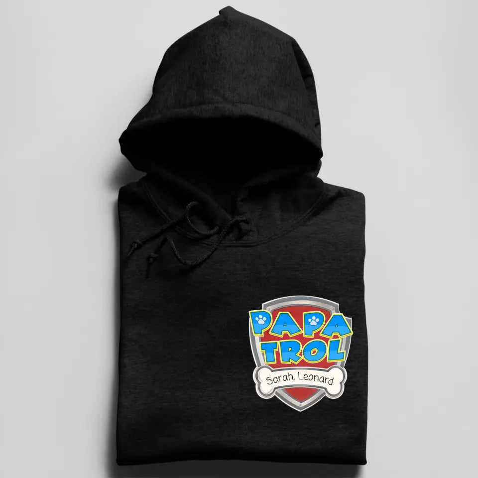 Papa Trol - Herren Hoodie personalisierbar