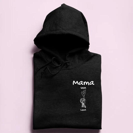 Mama von [Kindername/n] - Damen Hoodie personalisierbar