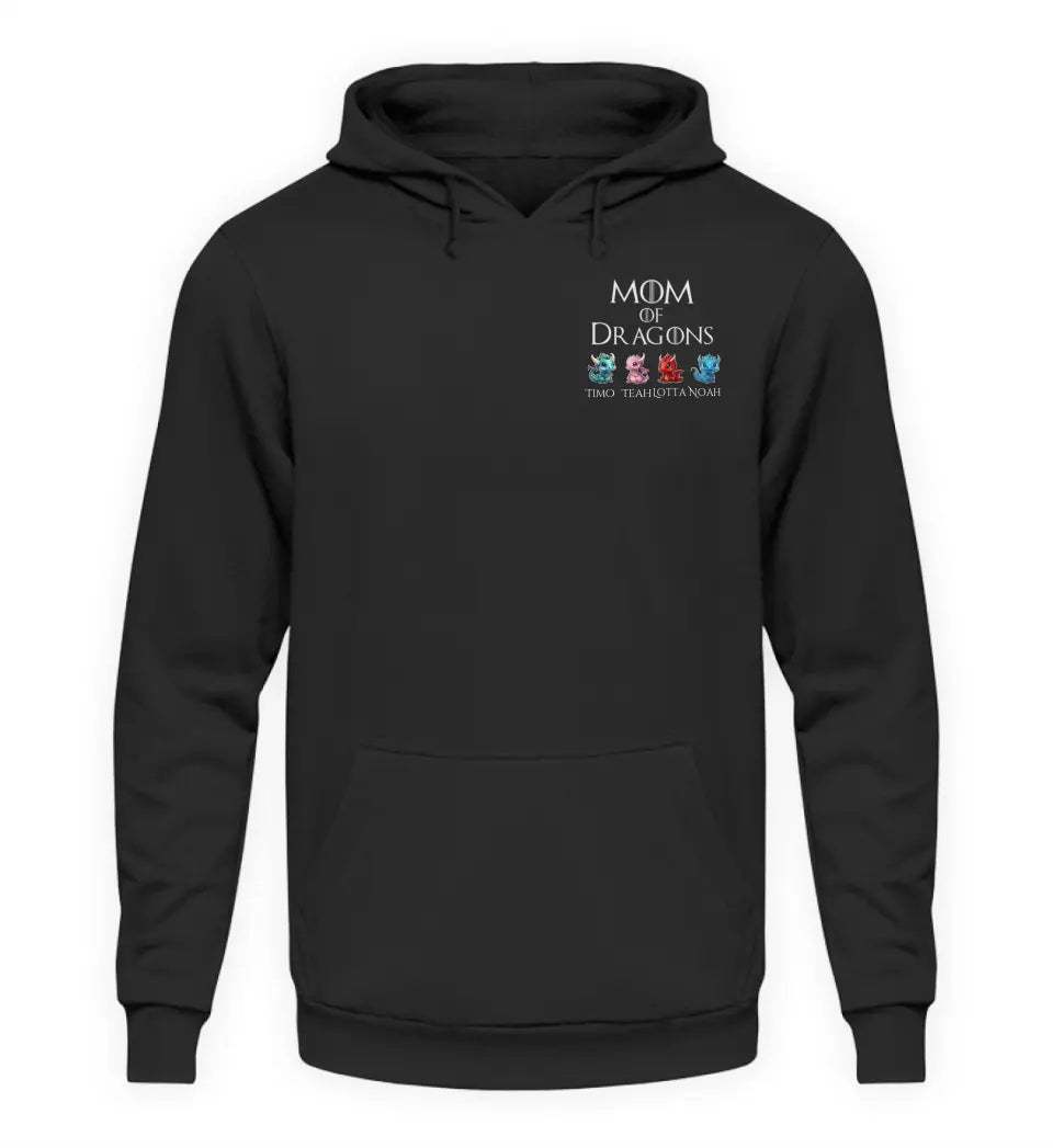 Mom of Dragons - Damen Hoodie personalisierbar