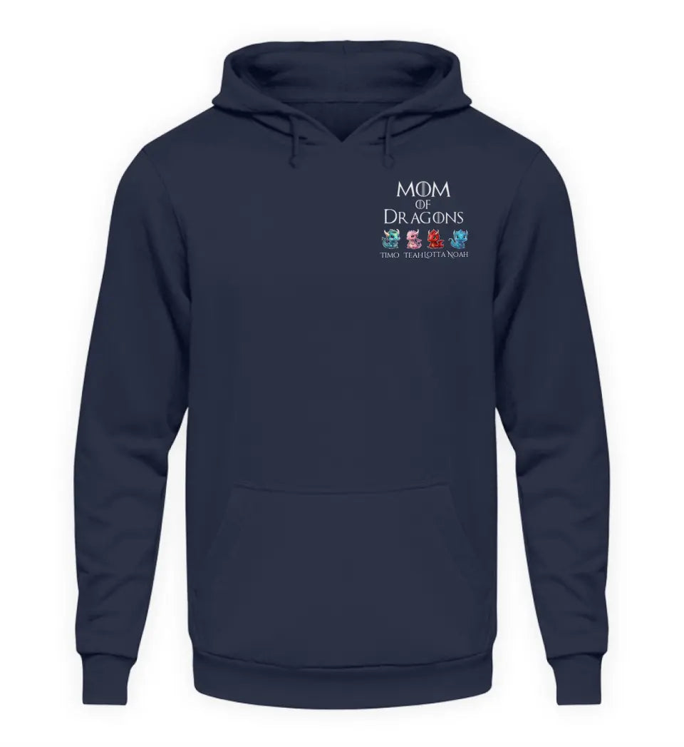 Mom of Dragons - Damen Hoodie personalisierbar