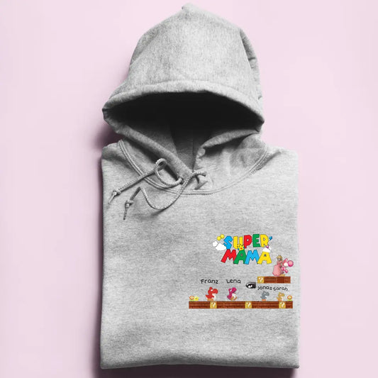 Super Mama - Damen Hoodie personalisierbar