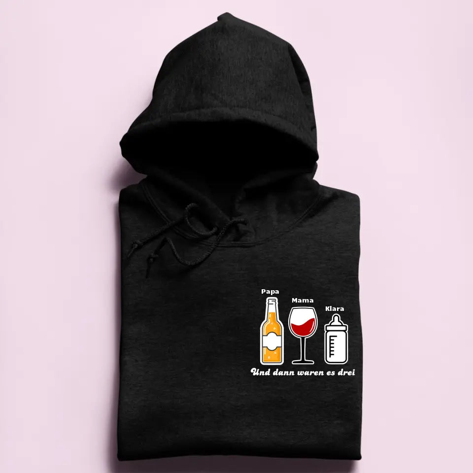 Und dann waren es drei - Damen Hoodie personalisierbar