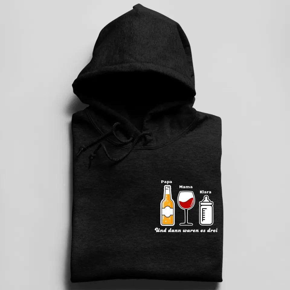 Und dann waren es drei - Herren Hoodie personalisierbar