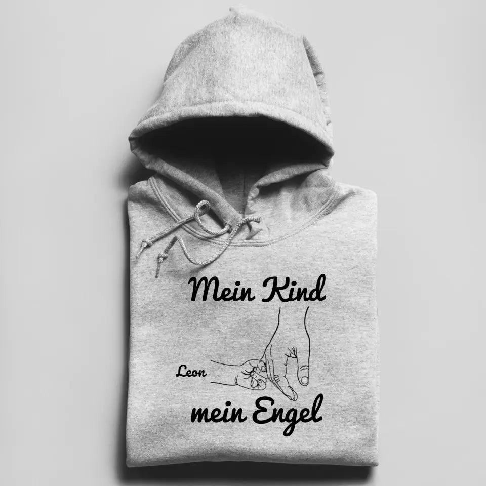 Meine Kinder, meine Engel - Herren Hoodie personalisierbar