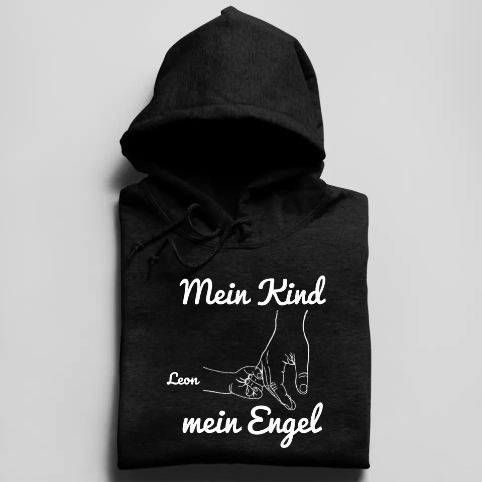 Meine Kinder, meine Engel - Herren Hoodie personalisierbar