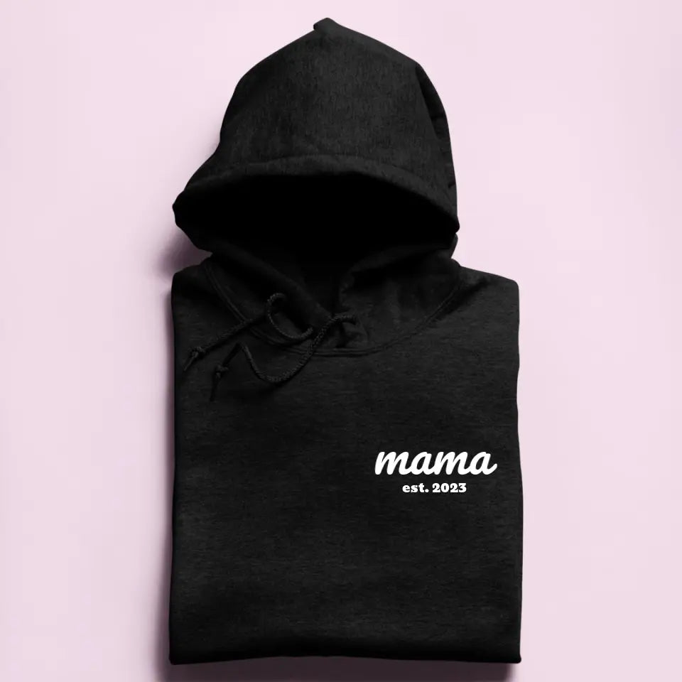 mama est. - Damen Hoodie personalisierbar