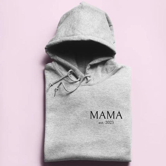 MAMA EST. - Damen Hoodie personalisierbar