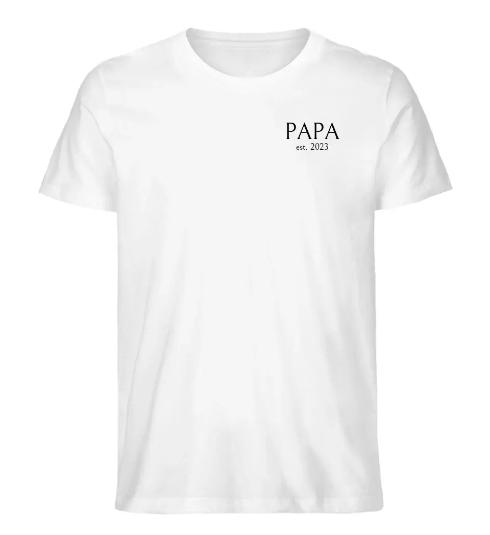 PAPA EST. - Herren T-Shirt personalisierbar