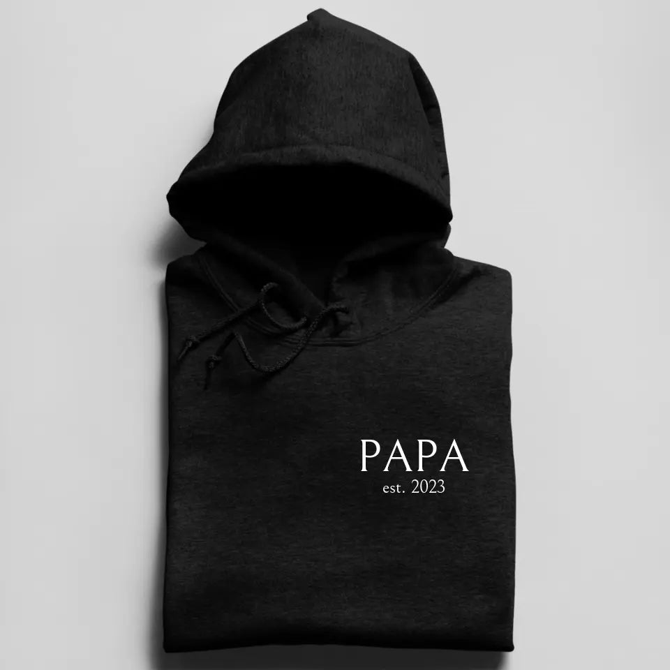 PAPA EST. - Herren Hoodie personalisierbar