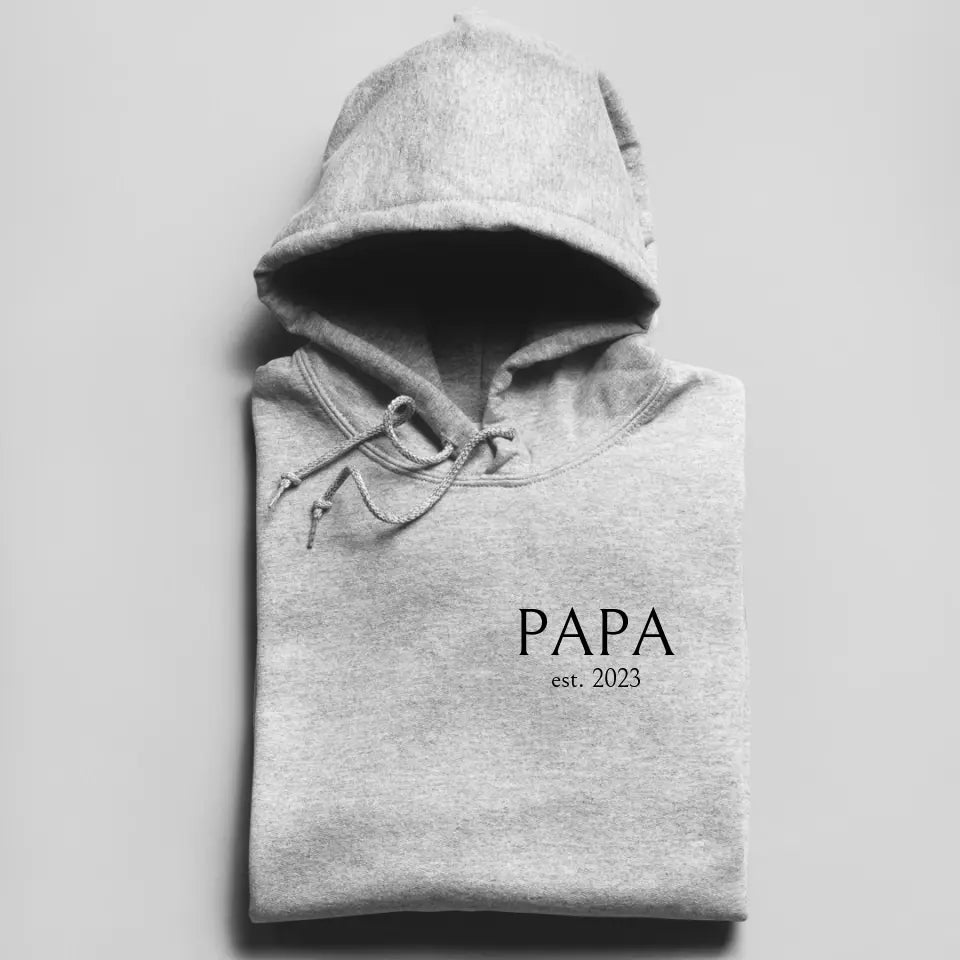 PAPA EST. - Herren Hoodie personalisierbar