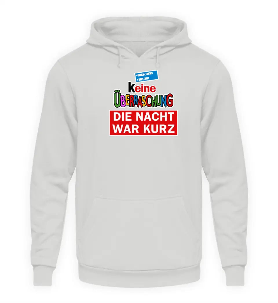 Keine Überraschung - Herren Hoodie personalisierbar