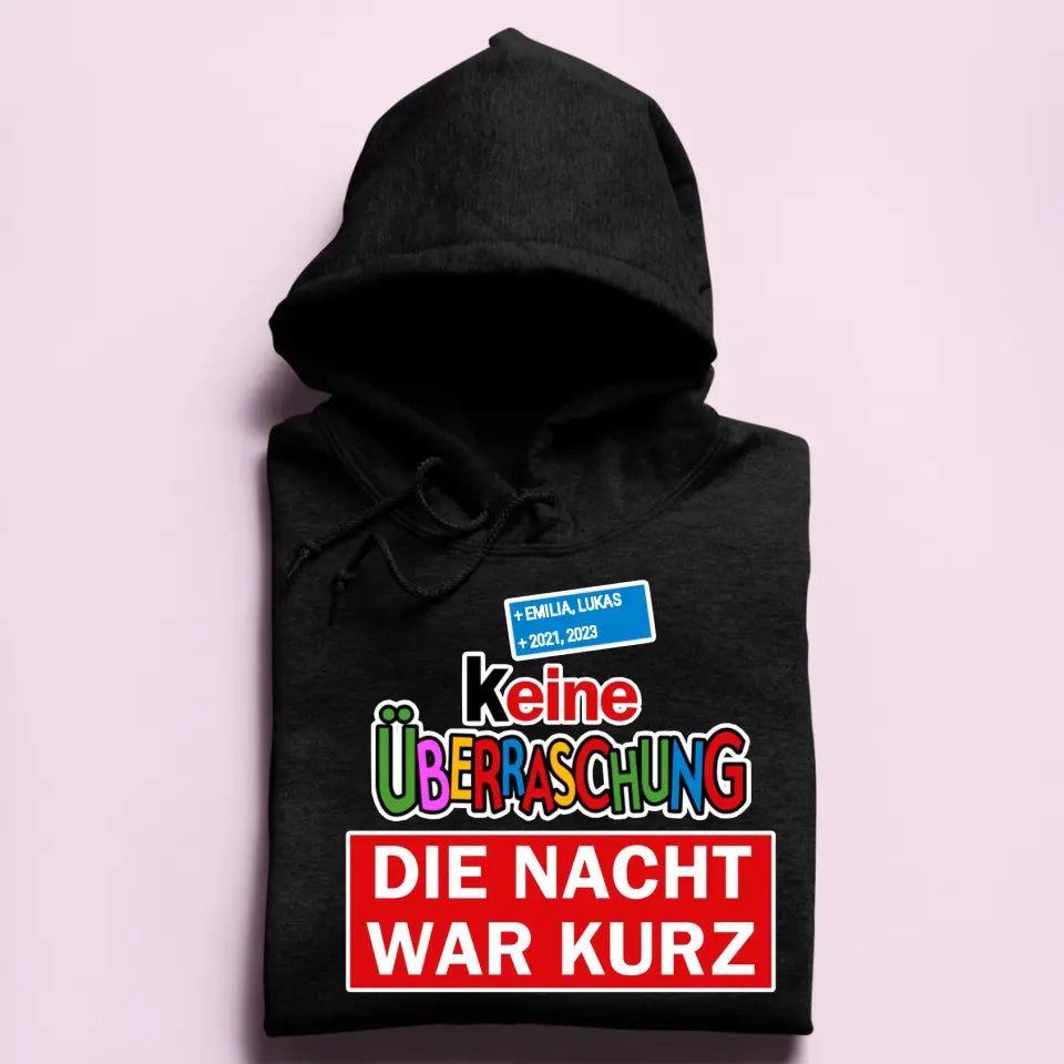 Keine Überraschung - Damen Hoodie personalisierbar