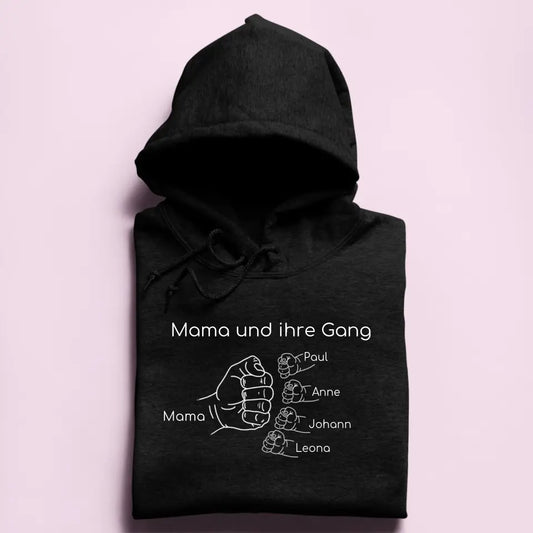 Mama und ihre Gang - Damen Hoodie personalisierbar