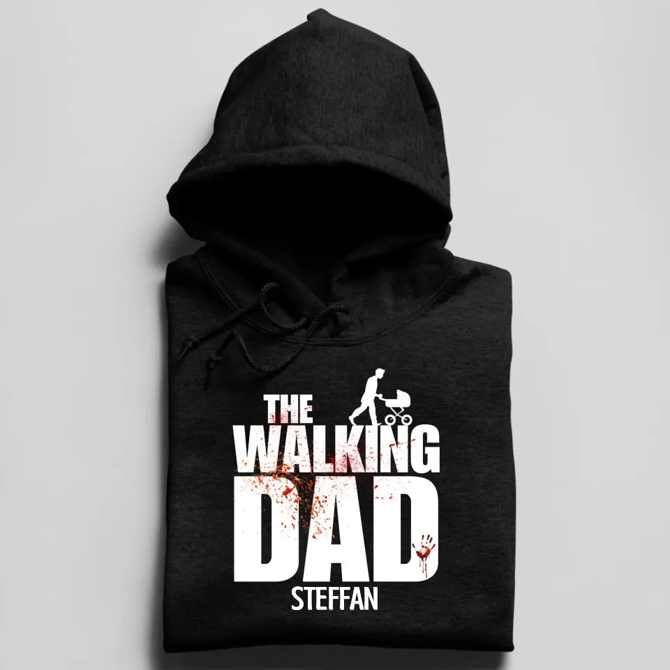 The walking dad - Herren Hoodie personalisierbar