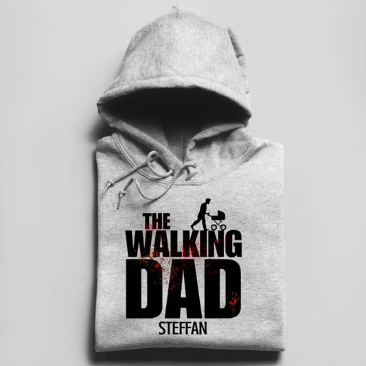 The walking dad - Herren Hoodie personalisierbar