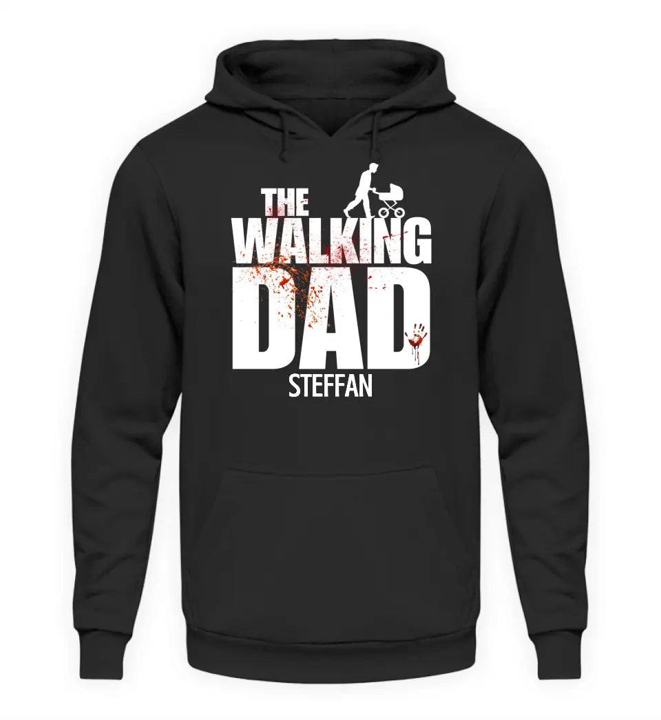 The walking dad - Herren Hoodie personalisierbar