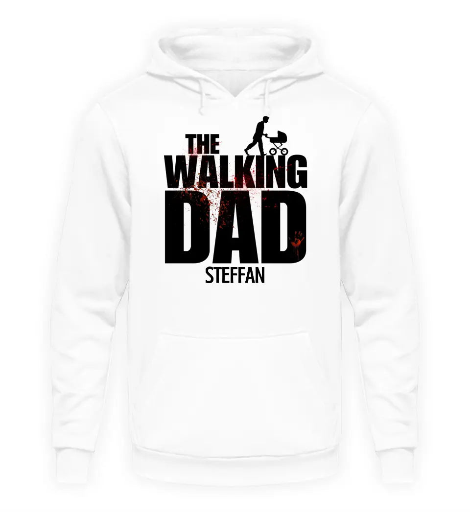 The walking dad - Herren Hoodie personalisierbar