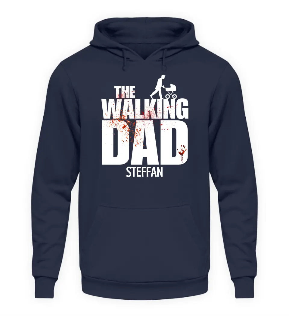 The walking dad - Herren Hoodie personalisierbar