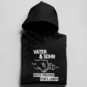 Vater & Tochter/Sohn - Herren Hoodie personalisierbar