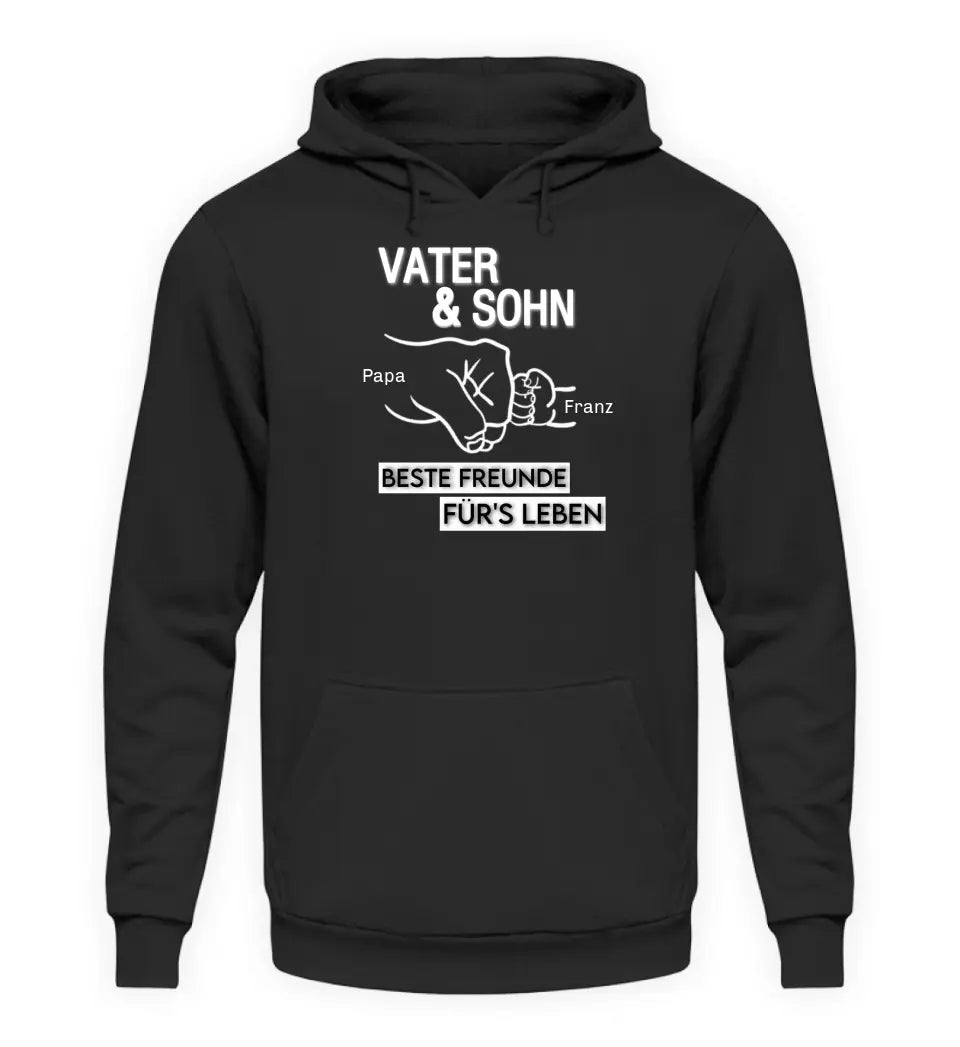 Vater & Tochter/Sohn - Herren Hoodie personalisierbar