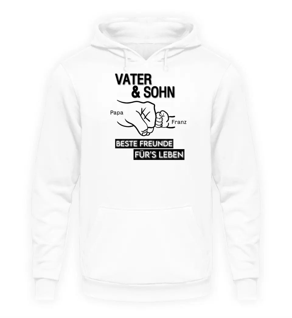 Vater & Tochter/Sohn - Herren Hoodie personalisierbar