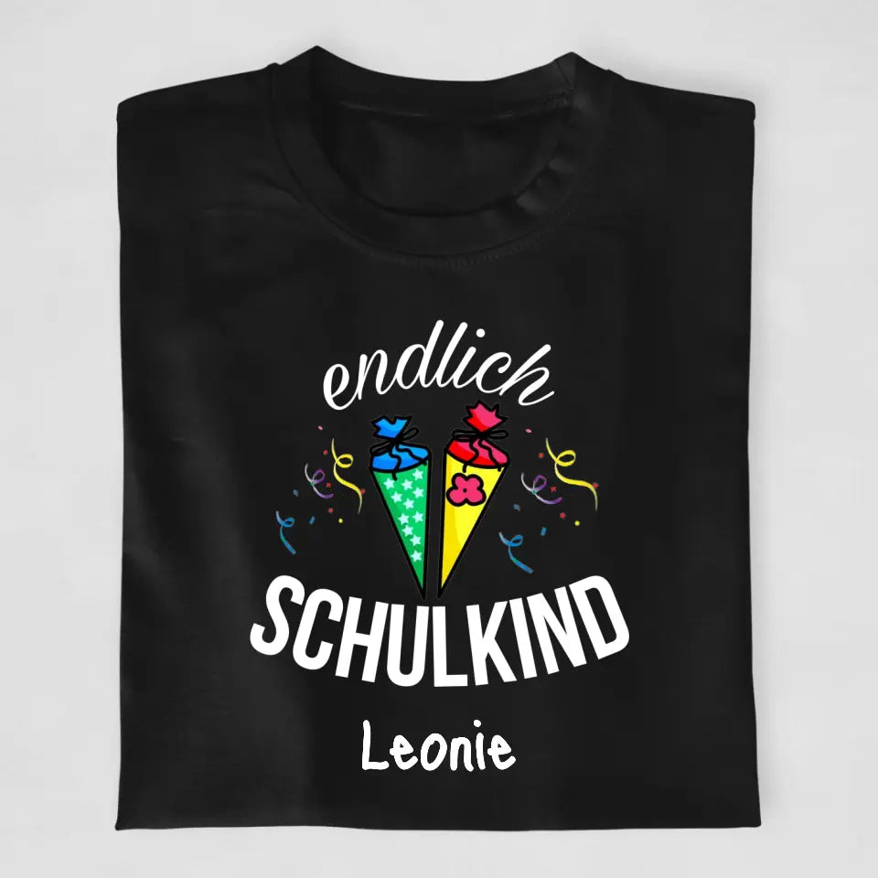 Endlich Schulkind - T-Shirt ab Größe 98