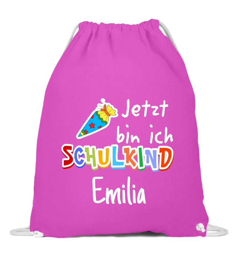 Jetzt bin ich Schulkind/Kindergartenkind - Beutel personalisierbar