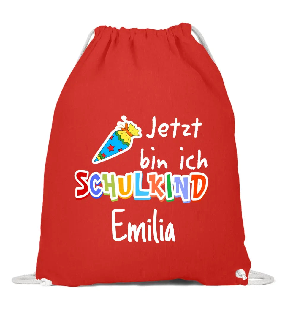 Jetzt bin ich Schulkind/Kindergartenkind - Beutel personalisierbar