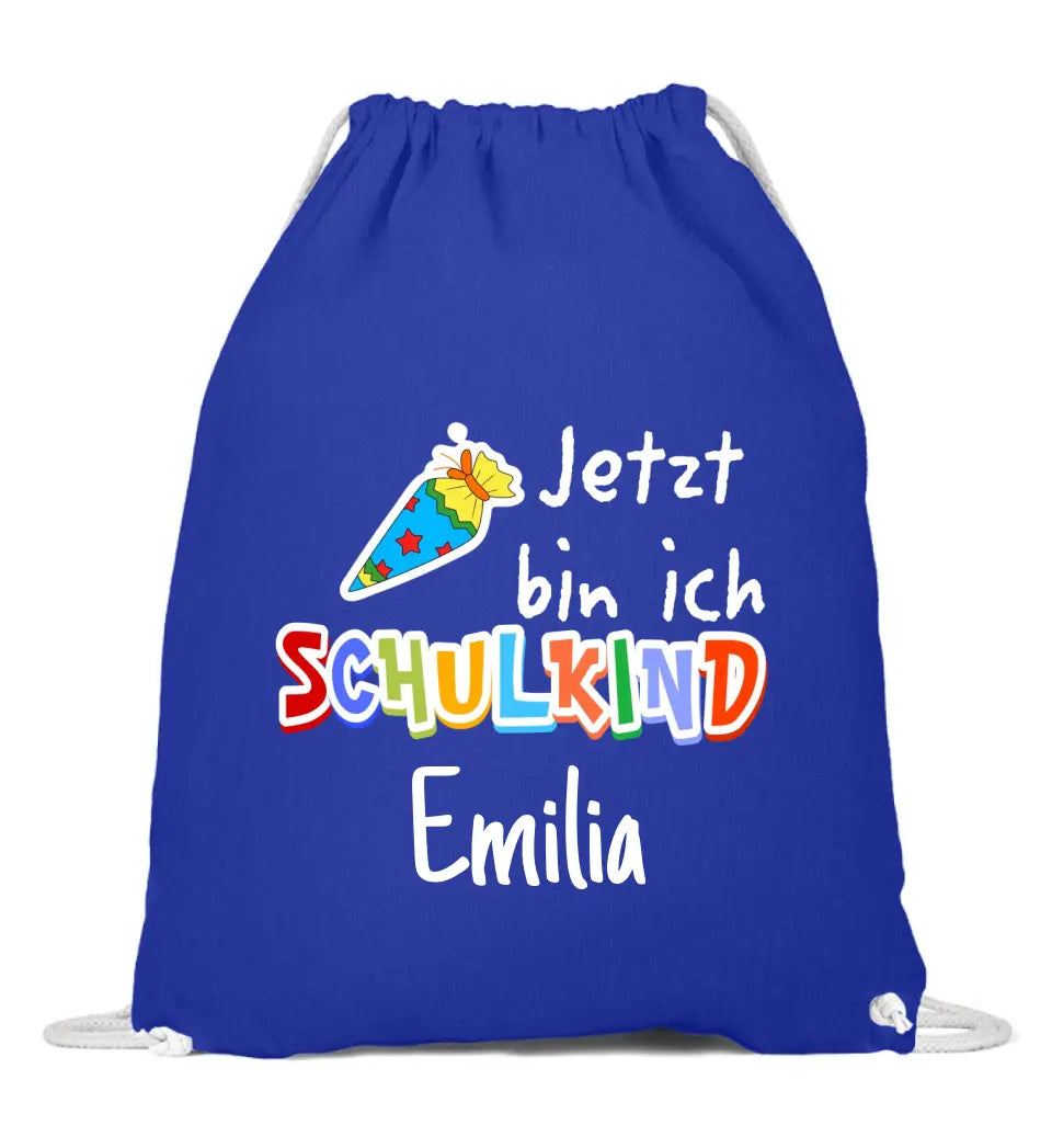 Jetzt bin ich Schulkind/Kindergartenkind - Beutel personalisierbar