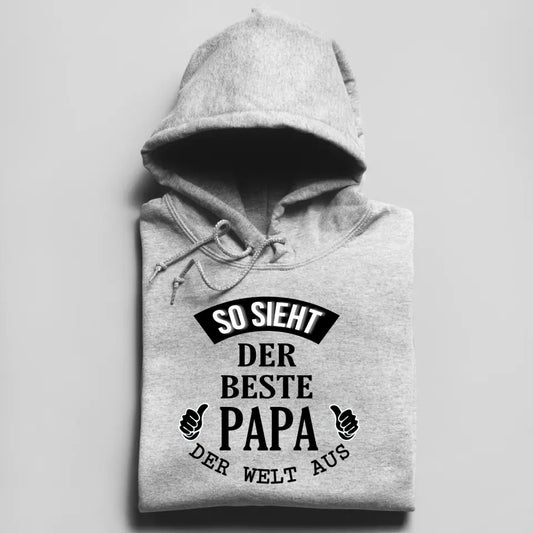 So sieht der beste Papa/Opa der Welt aus - Herren Hoodie personalisierbar