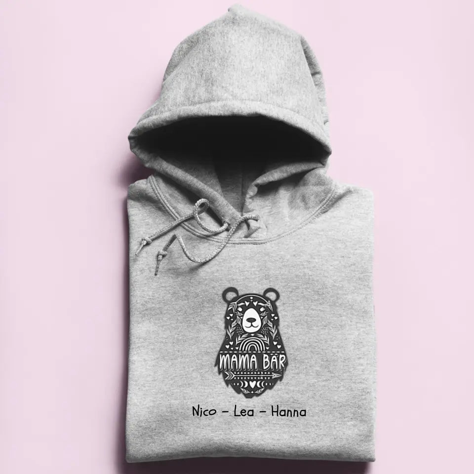 Mama Bär - Damen Hoodie personalisierbar