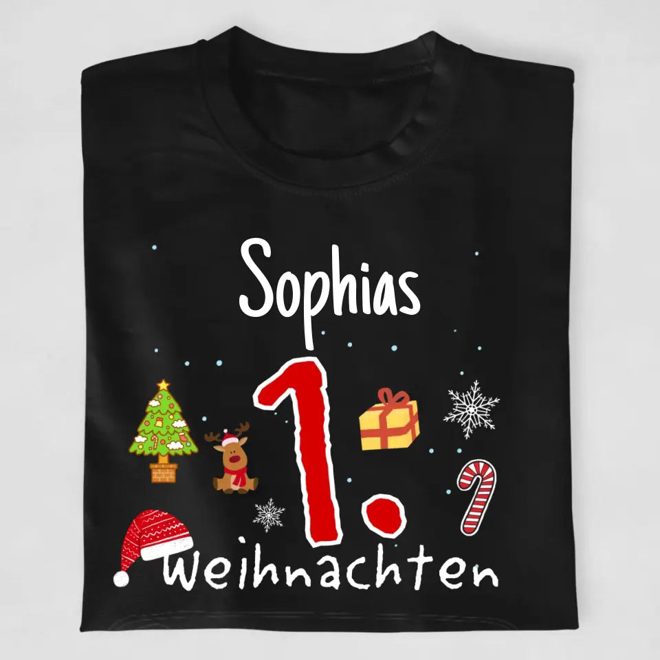 1. Weihnachten - T-Shirt ab 0 Monate