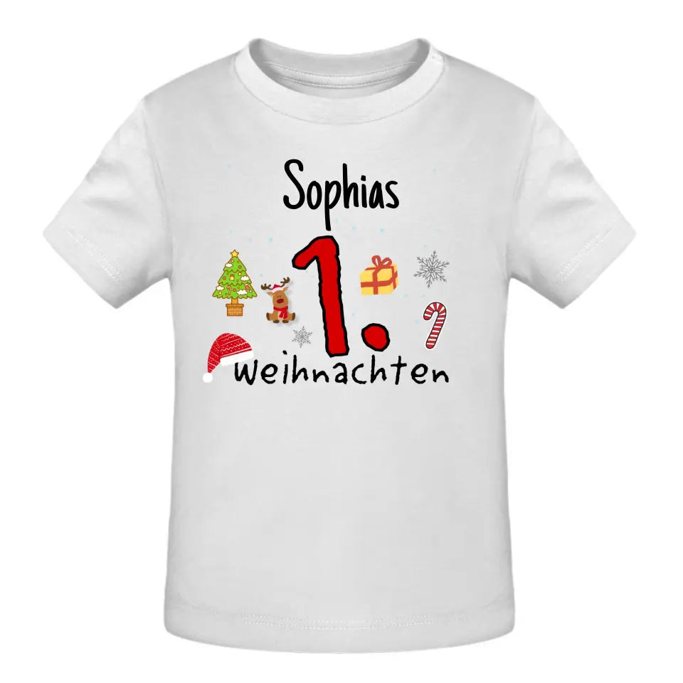 1. Weihnachten - T-Shirt ab 0 Monate