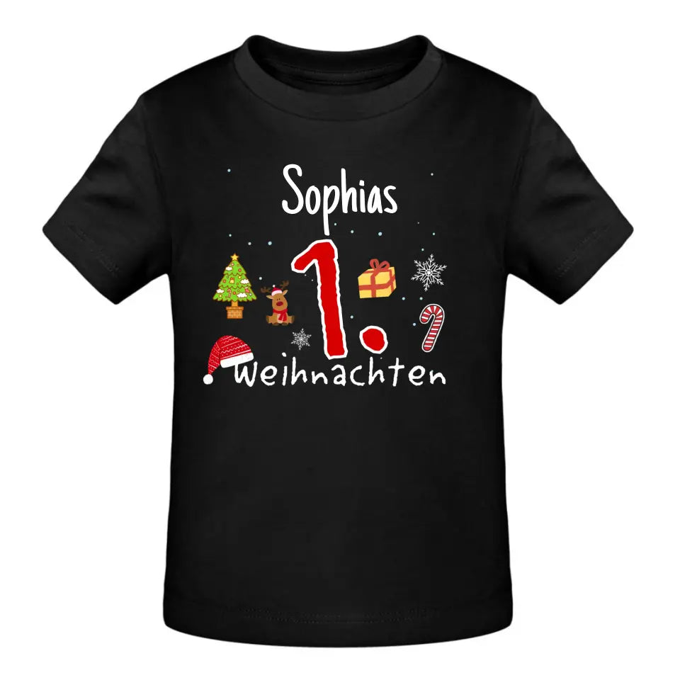 1. Weihnachten - T-Shirt ab 0 Monate