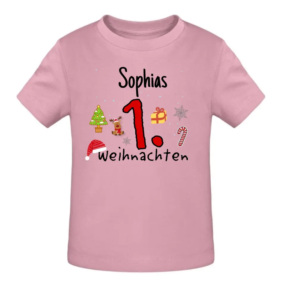 1. Weihnachten - T-Shirt ab 0 Monate