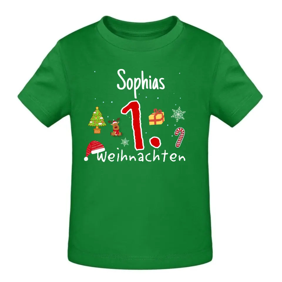 1. Weihnachten - T-Shirt ab 0 Monate