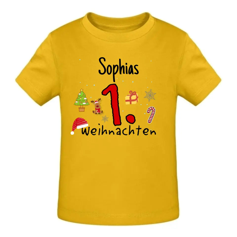 1. Weihnachten - T-Shirt ab 0 Monate