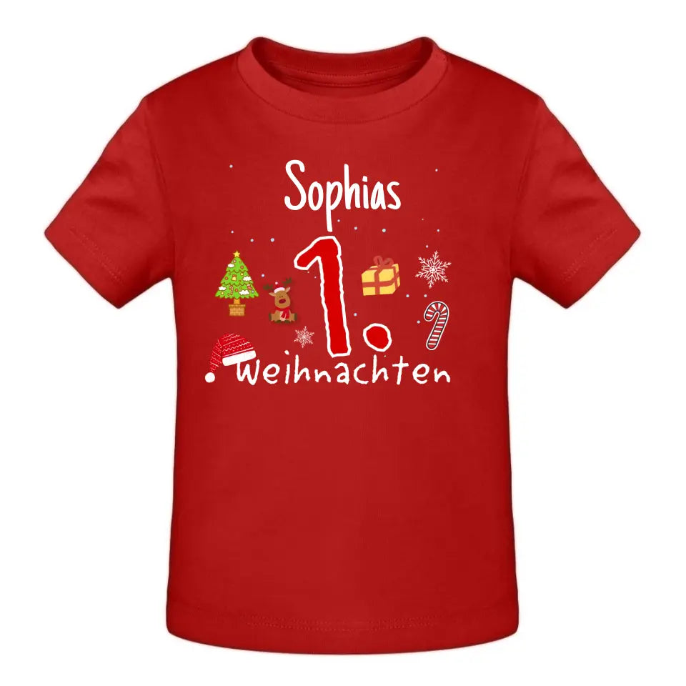 1. Weihnachten - T-Shirt ab 0 Monate