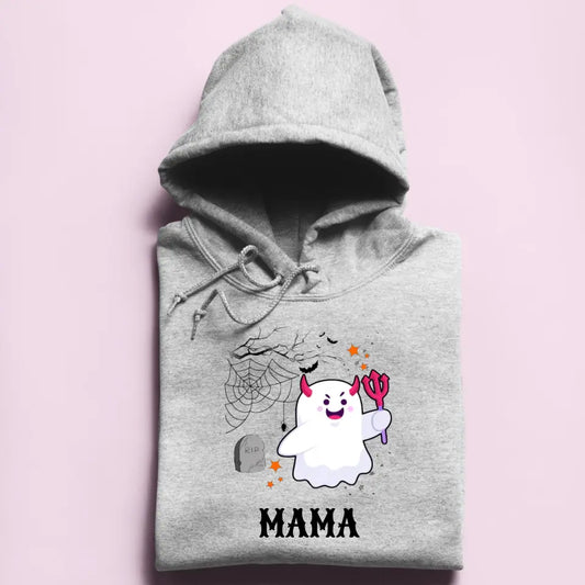 Geist mit Name - Damen Hoodie personalisierbar