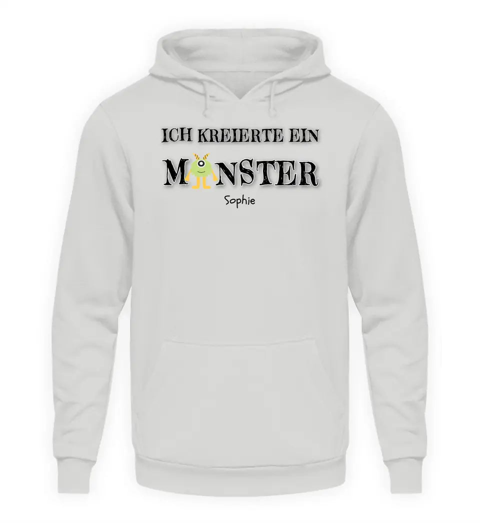 Ich kreierte ein Monster - Damen Hoodie personalisierbar